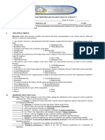 Science 7 Q2 Periodical Examination