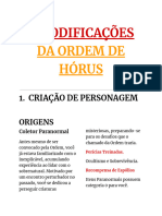 Modificações Da Ordem de Hórus