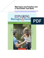 Exploring Marriages and Families 2nd Edition Seccombe Test Bank