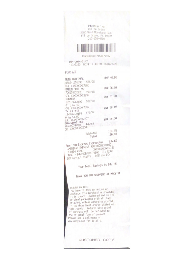 Macys pdf