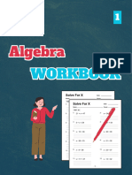 Algebra Workbook Level 1
