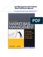 Market Based Management 6th Edition Roger Best Solutions Manual