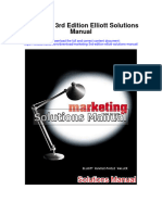 Marketing 3rd Edition Elliott Solutions Manual