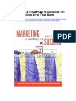 Marketing A Roadmap To Success 1st Edition Sirsi Test Bank