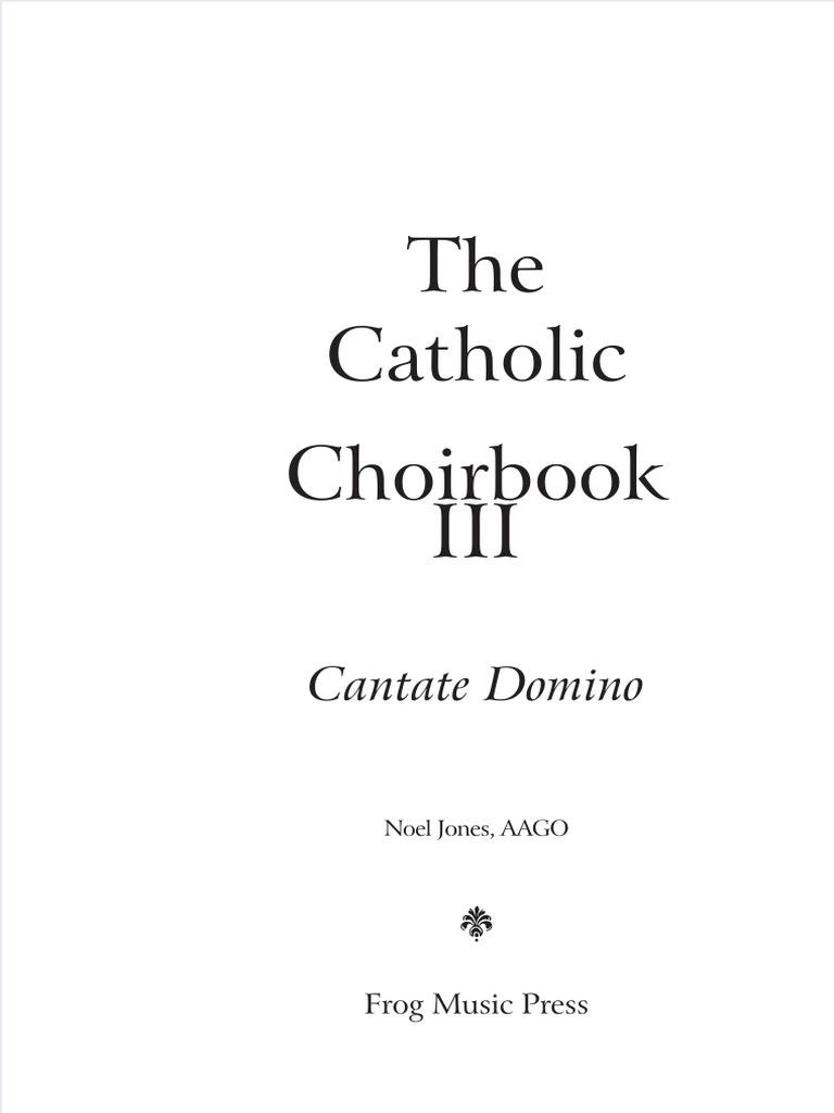 Cantete domino book download free pdf choir classical music