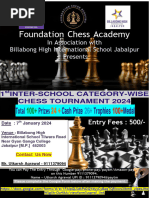 1st INTERSCHOOL CHESS TOURNAMENT 2024