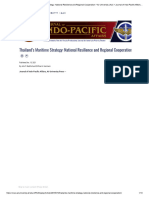 Thailand's Maritime Strategy - National Resilience and Regional Cooperation - Air University (AU) - Journal of Indo-Pacific Affairs Article Display