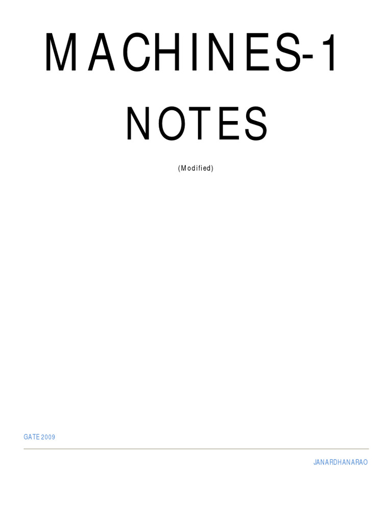 Machines 1 Modified | PDF