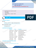 5. Đề Cương Ôn Tập HKI - Hoá Học 12