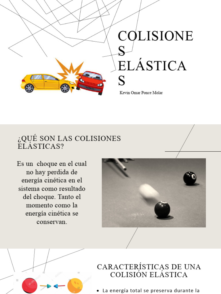 Colisiones Elásticas | PDF