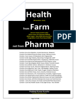 Best Health (Preventive - Cure) From Farm Not From Pharma Highlights