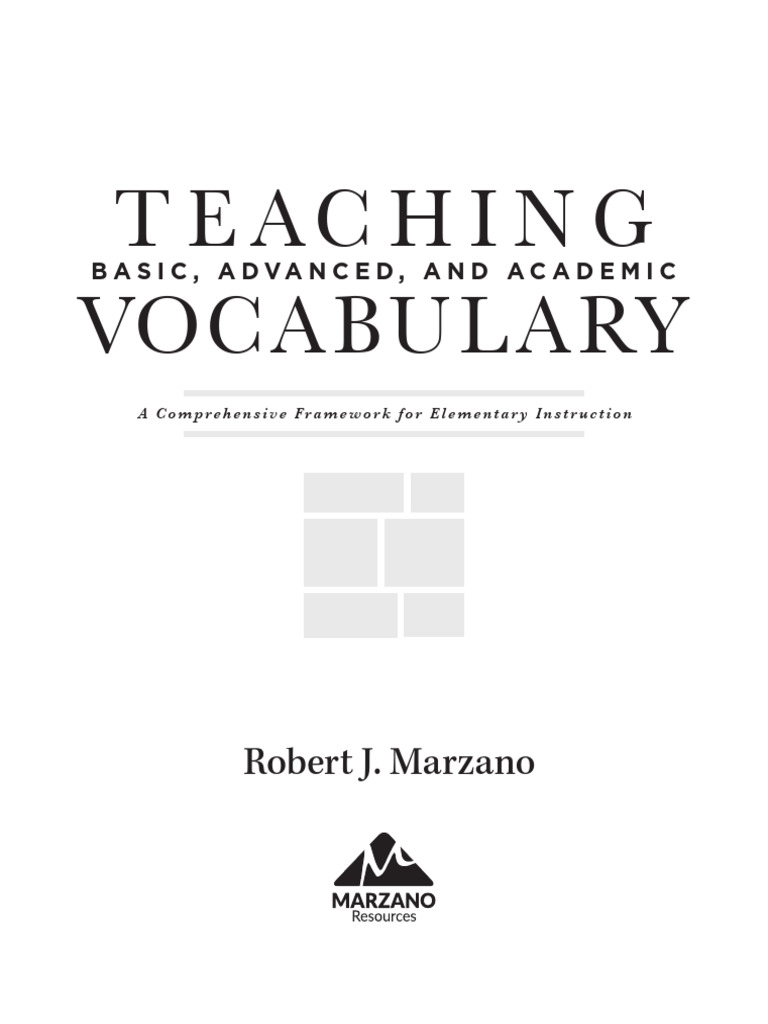 Teaching Basic Vocab Book Text | PDF