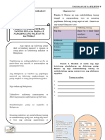 Worksheet 2ND Quarter