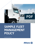 ARC Sample Fleet Management Policy