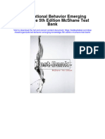 Organizational Behavior Emerging Knowledge 5th Edition Mcshane Test Bank