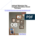 Organizational Behaviour Key Concepts Canadian 5th Edition Kinicki Test Bank