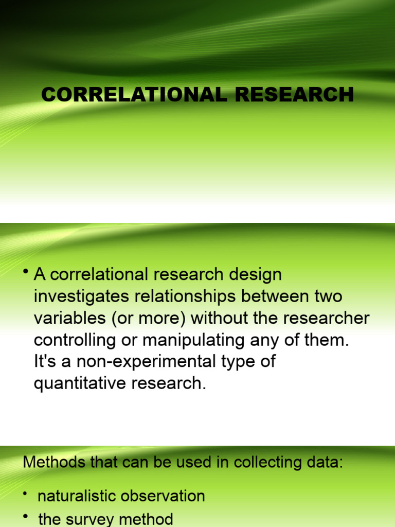Understanding Correlational Research | PDF