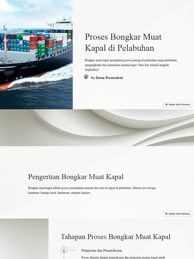Aktivitas Bongkar Muat Material di Pelabuhan Logistik IKN