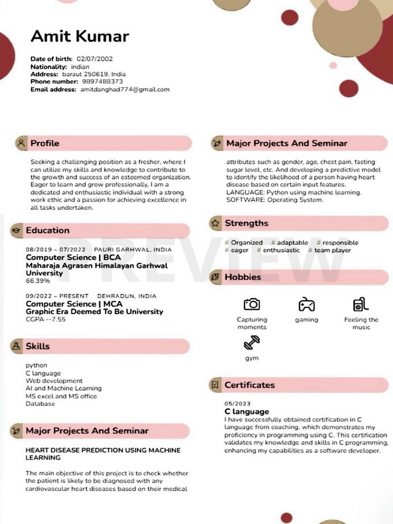 Amit Kumar Notes | PDF