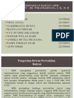Dewan Perwakilan Rakyat (DPR) Dosen Pengampu: Dr. Wiratmadinata, S. H., M. H