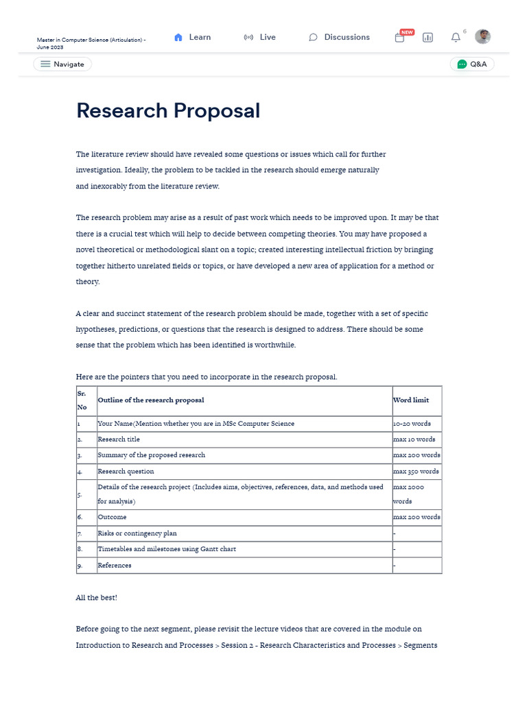 Research Proposal Guidelines | PDF | Technology & Engineering
