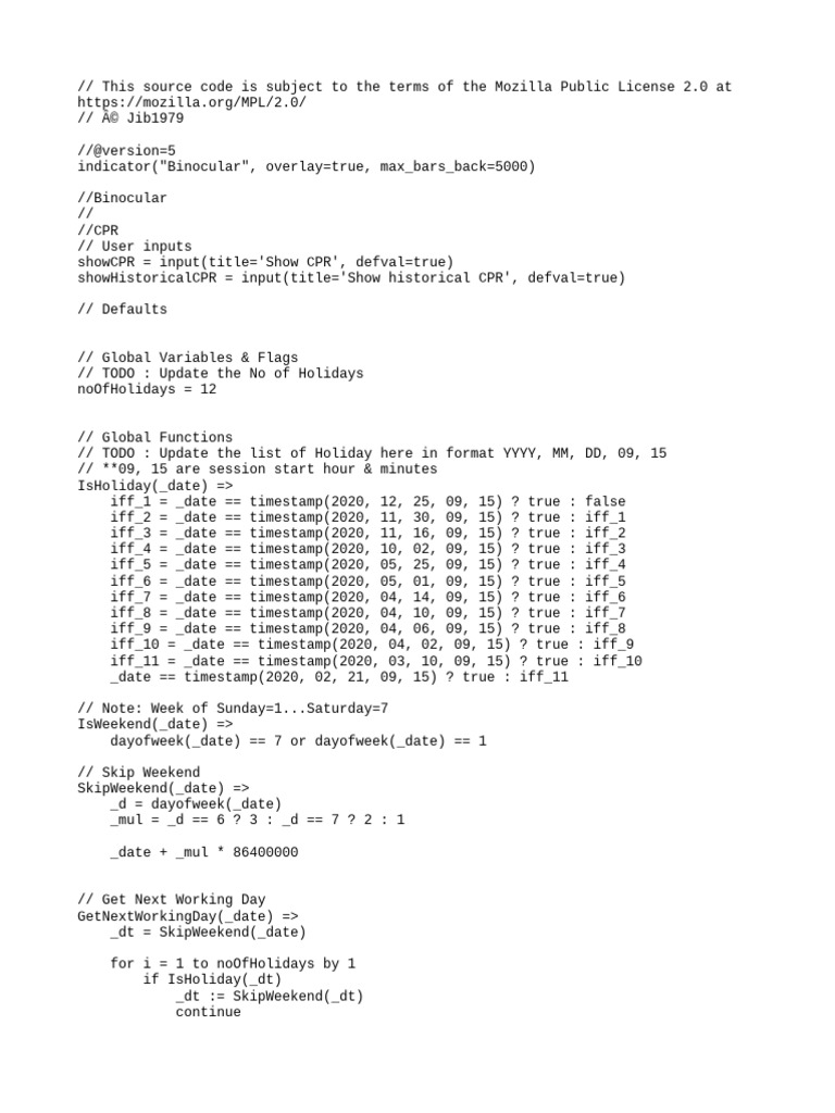 Binocular v3 | PDF