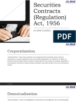 SecuritiesContracts (Regulation) Act, 1956