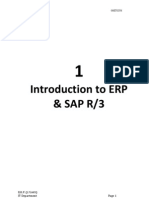 Introduction To ERP & SAP R/3: Parmar Vikramsinh G. 08ITG58 080410116049