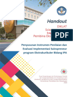 Handout Penilaian Peserta Ekskul