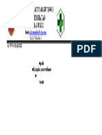 Format Amplop Ke Dinas Provinsi