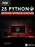 Python Important Interview Questions