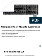 SESSION 2. Components of Quality Assurance