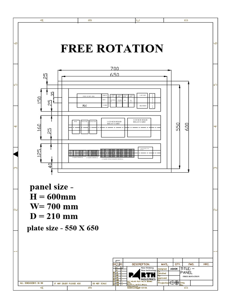 Free Rotation Panel Layout | PDF