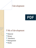 5 Ms of Development-Done