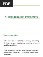 Communication Perspective