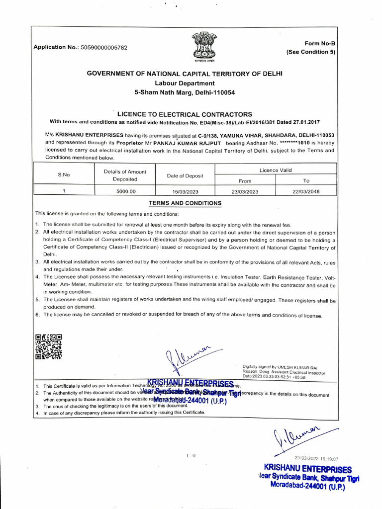 Electrical Lic | PDF | Technology & Engineering