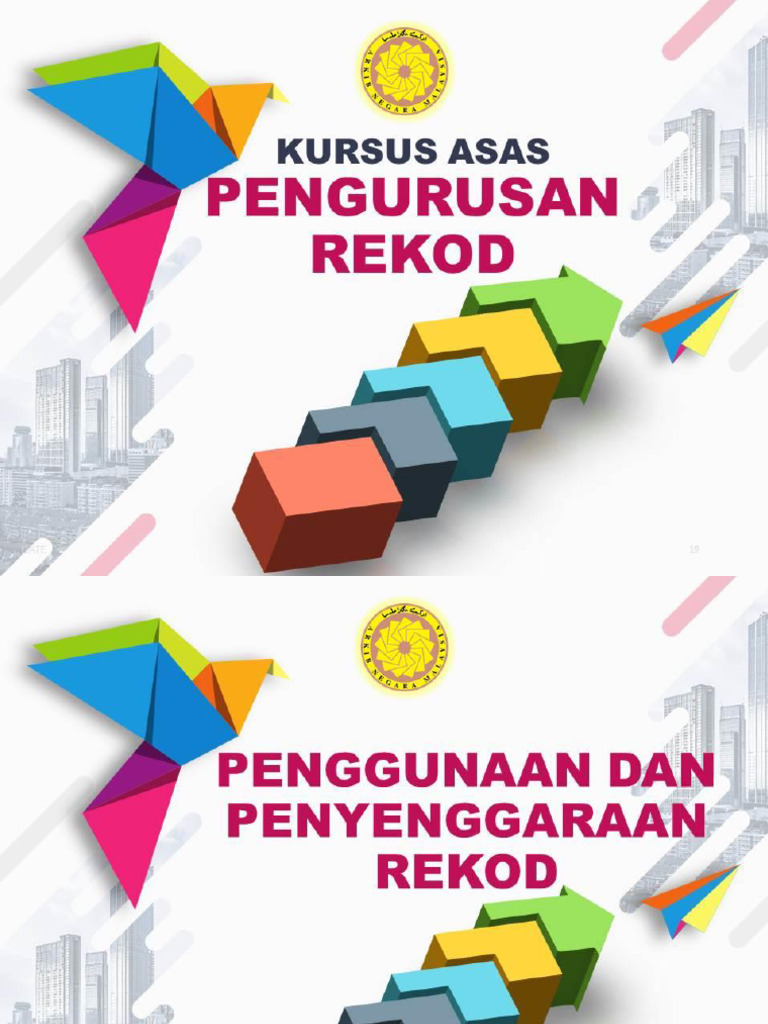 Pengendalian dan Penyimpanan Rekod | PDF