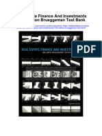 Real Estate Finance and Investments 13th Edition Brueggeman Test Bank