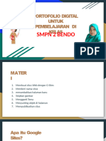 Portofolio Digital Untuk Pembelajaran Di Kelas