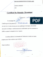 Certificat de Maladie Chronique