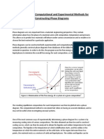 A Comparison of Computational and Experimental Methods For Constructing Phase Diagrams