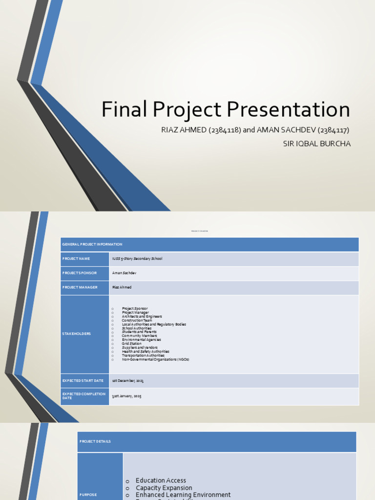Final Project Presentation | PDF