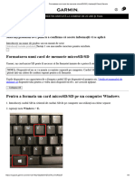 Formatarea Unui Card de Memorie microSD - SD - Asistență Clienți Garmin