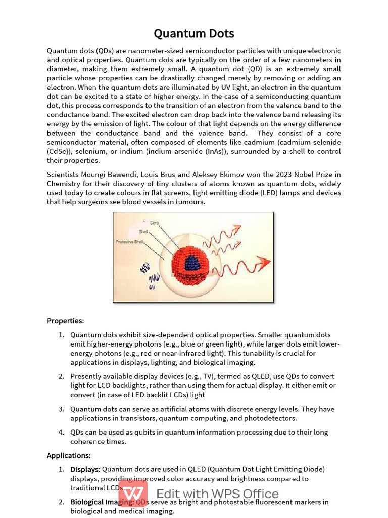 Quantum Dots and Silicon Chip | PDF