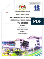 Kertas Kerja Gotong Royong Madani 12 Ogos 2023