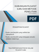 Hubungan Filsafat Ilmu Dan Metode Penelitian