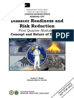 SHS-DRRR - MODULE 1 - Concept and Nature of Disaster