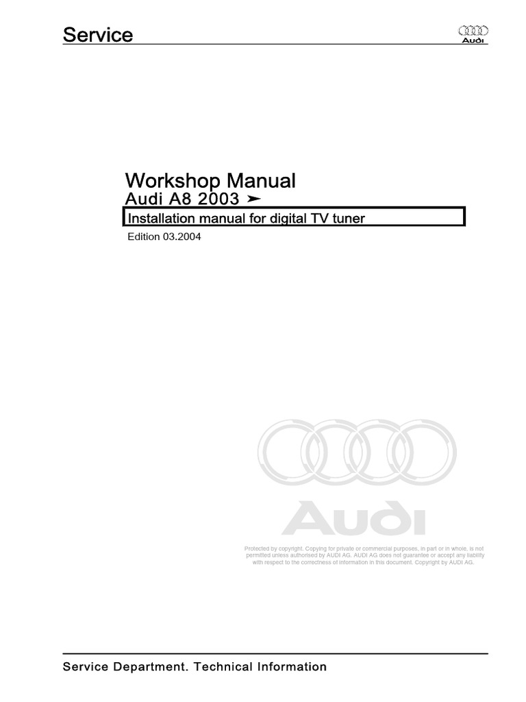 31-Service Manual Installation Manual For Digital TV Tuner | PDF
