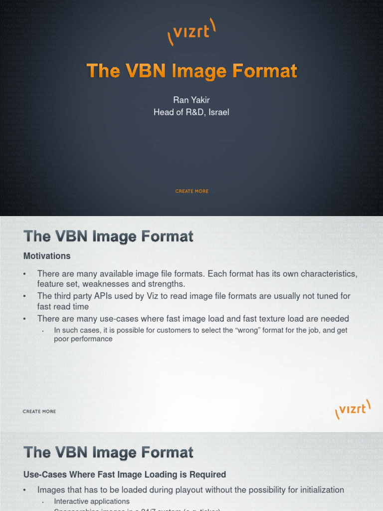 Fast Image Loading with VBN Format | PDF