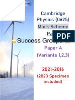 Success Groups: Cambridge Physics (0625)